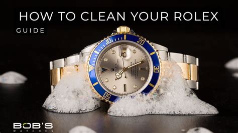 how do you clean your rolex submariner|how to clean rolex.